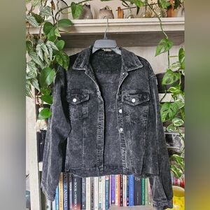 Black Courdoroy Shaket